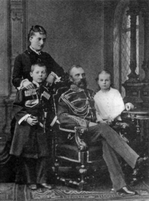 The Tsar reformer, Alexander II, with his family