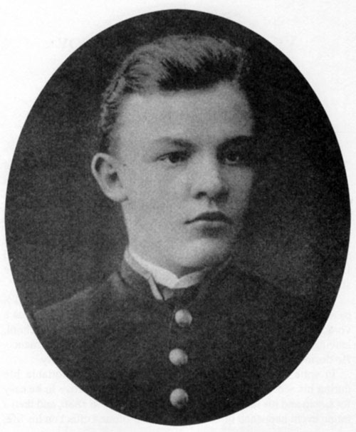 Vladimir Ulyanov, aged seventeen
