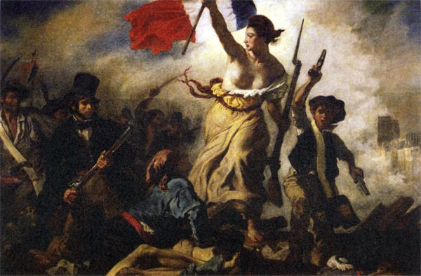 Liberty Guiding the People, painting by Delacroix