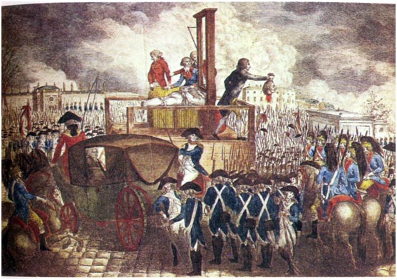 Execution of Louis XVI in the Place de la Revolution, 21 January 1793