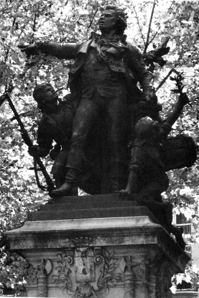 Statue of Danton, St. Germain Boulevard, Paris