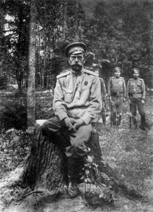 One of the last photos of the Tsar