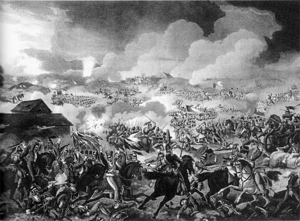 The final battle and the ultimate defeat: Waterloo, June 18, 1815. Four months later Napoleon would begin his life of exile in St Helena.