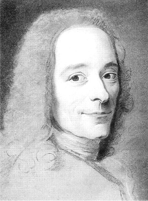 Voltaire's famous smile